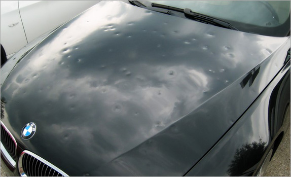 Hail damage - International Fleet Solutions